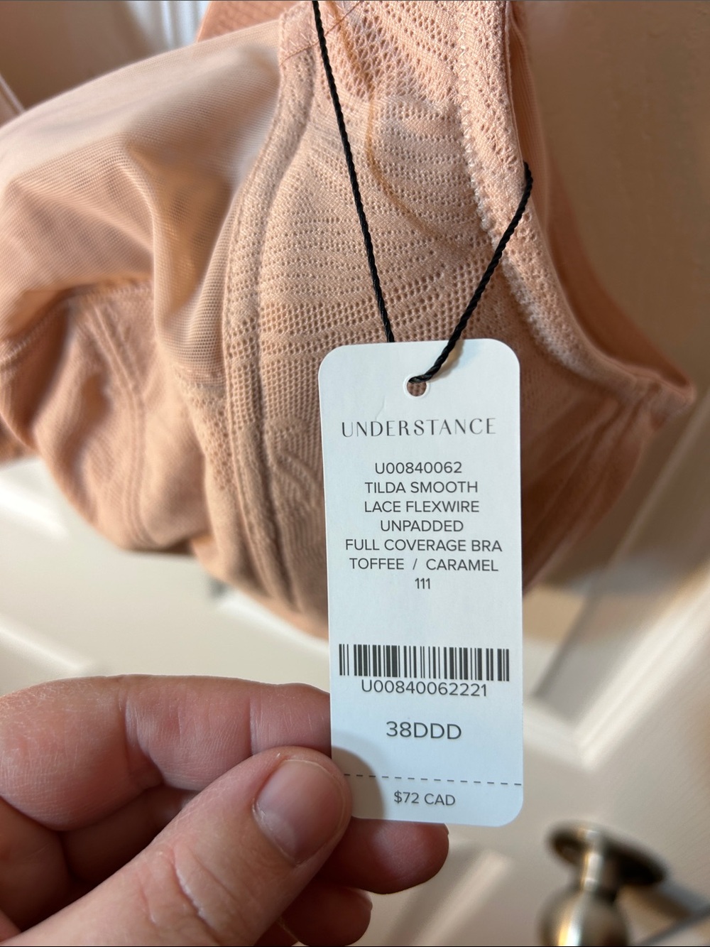 understance Tilda smooth lace flex
wire unpadded full coverage bra toffee 38DDD - Picture 2 of 5